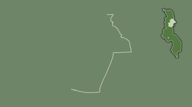 Nkhata Körfezi, Malawi, boşaltılmış ve izole edilmiş. Uydu