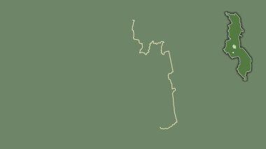 Ntchisi, Malawi, soyutlanmış ve soyutlanmış. Uydu