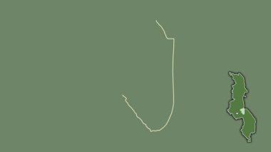 Salima, Malawi, soyutlanmış ve soyutlanmış. Uydu