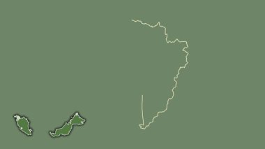 Kedah, Malezya, dışlanmış ve izole edilmiş. Uydu