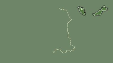 Kelantan, Malezya, dışlanmış ve izole edilmiş. Uydu