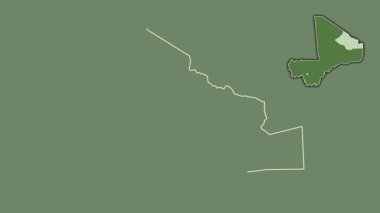Kidal, Mali, soyutlanmış ve dışlanmış. Uydu