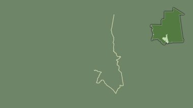 Assaba, Moritanya, çıkarılmış ve izole edilmiş. Uydu