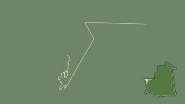 Dakhlet Nouadhibou, Moritanya, dışlanmış ve izole edilmiş. Uydu