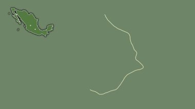 Aguascalientes, Meksika, dışlanmış ve izole edilmiş. Uydu