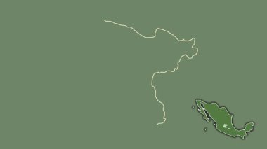 Guanajuato, Meksika, boşaltılmış ve izole edilmiş. Uydu