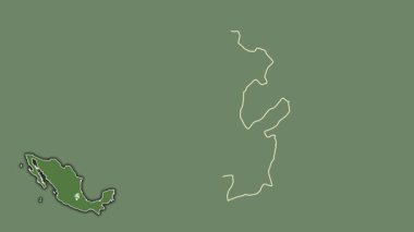 Hidalgo, Meksika, dışlanmış ve izole edilmiş. Uydu