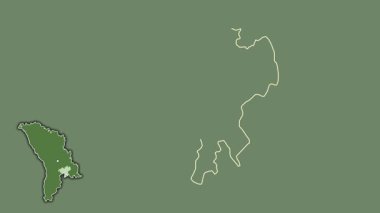 Causeni, Moldova, boşaltılmış ve izole edilmiş. Uydu