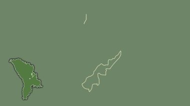 Dubasari, Moldova, dışlanmış ve izole edilmiş. Uydu