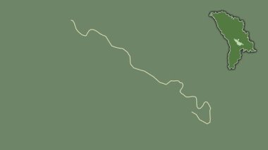 Ialoveni, Moldova, dışlanmış ve izole edilmiş. Uydu