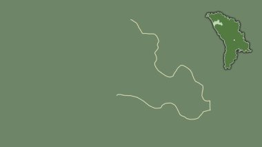 Riscani, Moldova, dışlanmış ve izole edilmiş. Uydu