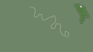 Soroca, Moldova, soyutlanmış ve soyutlanmış. Uydu