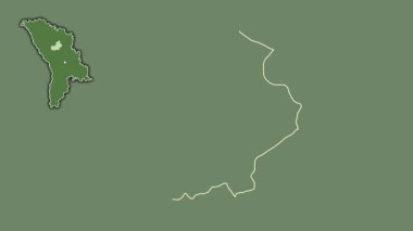 Telenesti, Moldova, soyutlanmış ve soyutlanmış. Uydu