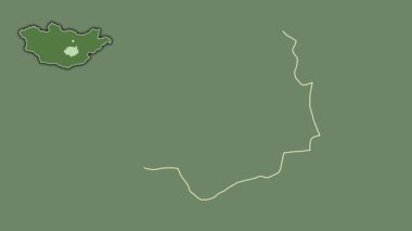 Dundgovi, Moğolistan, dışlanmış ve izole edilmiş. Uydu