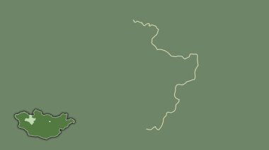 Dzavhan, Moğolistan, dışlanmış ve izole edilmiş. Uydu