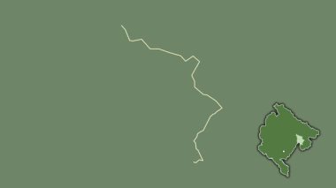Karadağ 'ın Andrijevica kenti terk edilmiş ve tecrit edilmiş durumda. Uydu