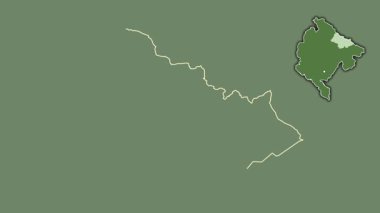 Karadağ 'ın Bijelo Polje kenti, dışlanmış ve izole edilmiş. Uydu