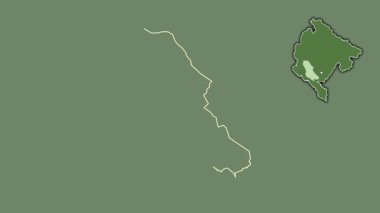 Karadağ 'ın Çetince kenti, boşaltılmış ve izole edilmiş. Uydu