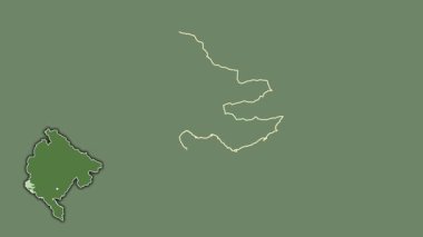 Karadağ 'ın Herceg Novi kenti, boşaltılmış ve izole edilmiş. Uydu