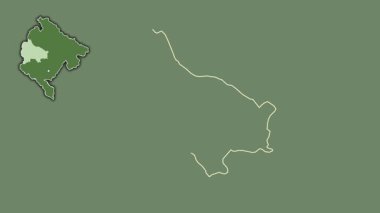 Karadağ 'ın Niksiç kenti terk edilmiş ve tecrit edilmiş durumda. Uydu