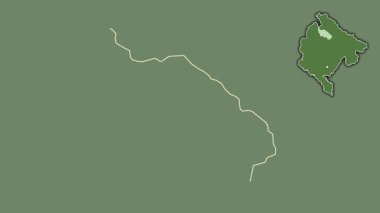 Karadağ 'ın Zabljak kenti, dışlanmış ve izole edilmiş. Uydu