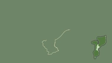 Sofala, Mozambik, boşaltılmış ve izole edilmiş. Uydu