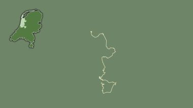 Hollanda yok, Hollanda yok, dışlanmış ve izole edilmiş. Uydu