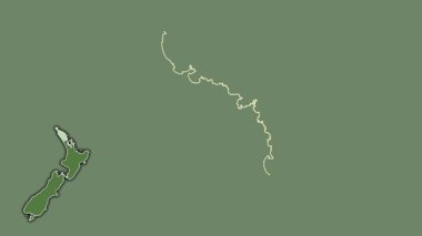 Northland, Yeni Zelanda, boşaltılmış ve izole edilmiş. Uydu