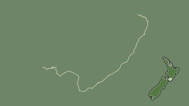 Wellington, Yeni Zelanda, boşaltılmış ve izole edilmiş. Uydu