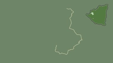 Esteli, Nikaragua, dışlanmış ve izole edilmiş. Uydu