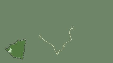 Leon, Nikaragua, dışlanmış ve izole edilmiş. Uydu