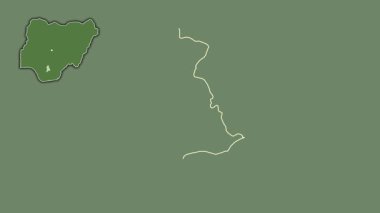 Anambra, Nijerya, çıkarılmış ve izole edilmiş. Uydu