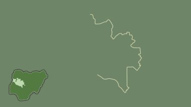 Nijer, Nijerya, soyutlanmış ve soyutlanmış. Uydu