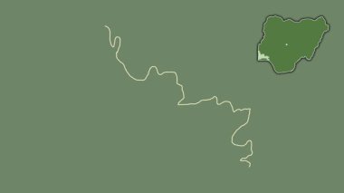 Ogun, Nijerya, çıkarılmış ve izole edilmiş. Uydu