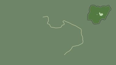 Plato, Nijerya, çıkarılmış ve izole edilmiş. Uydu