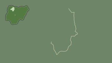 Zamfara, Nijerya, çıkarılmış ve izole edilmiş. Uydu