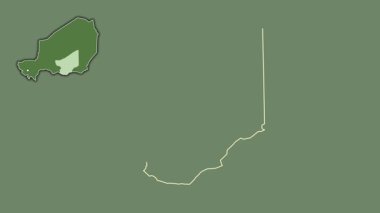 Zinder, Nijer, soyutlanmış ve dışlanmış. Uydu