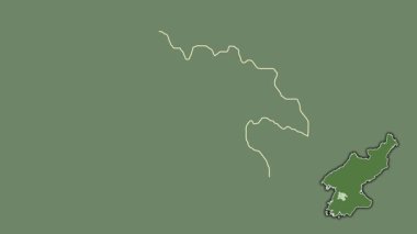 P 'yongyang, Kuzey Kore, sürüldü ve izole edildi. Uydu