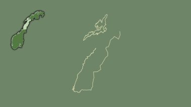 Nordland, Norveç, boşaltılmış ve izole edilmiş. Uydu