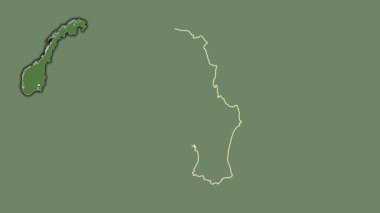 Oslo, Norveç, boşaltılmış ve izole edilmiş. Uydu