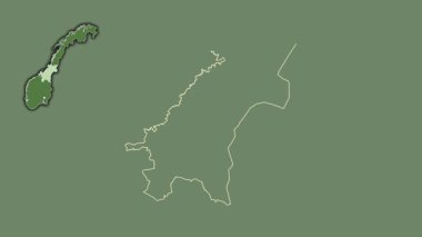 Trndelag, Norveç, boşaltılmış ve izole edilmiş. Uydu