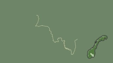 Viken, Norveç, dışlanmış ve izole edilmiş. Uydu