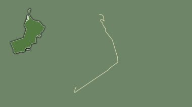 Al Buraymi, Umman, soyutlanmış ve soyutlanmış. Uydu