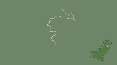 Azad Kashmir, Pakistan, dışlanmış ve izole edilmiş. Uydu