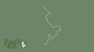 Darien, Panama, dışlanmış ve izole edilmiş. Uydu