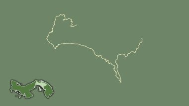 Panama, Panama, boşaltılmış ve izole edilmiş. Uydu