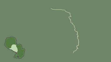 Başkan Hayes, Paraguay, dışlanmış ve izole edilmiş. Uydu