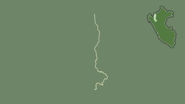 Amazonlar, Peru, dışlanmış ve izole edilmiş. Uydu