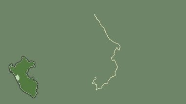 Nakit, Peru, çıkarılmış ve izole edilmiş. Uydu