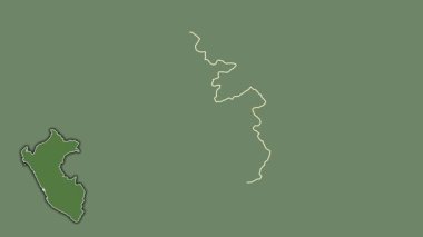 Lima Eyaleti, Peru, boşaltılmış ve izole edilmiş. Uydu